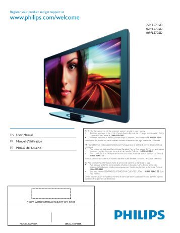 Philips LCD TV - User manual - CFR