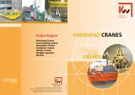 OVERHEAD CRANES - KW-Kranwerke AG