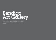 Bendigo Art Gallery Annual Report 2015/2016