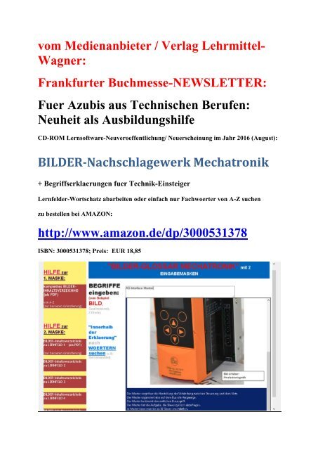 frankfurter Buchmesse-Tipp: CD-ROM Lexikon Elektrotechnik-Begriffe ...