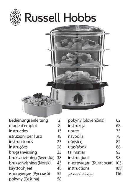 Russell Hobbs 19270-56 Cook@Home Dampfgarer