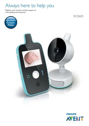 Philips Avent Digital Video Baby Monitor - User manual - SLV