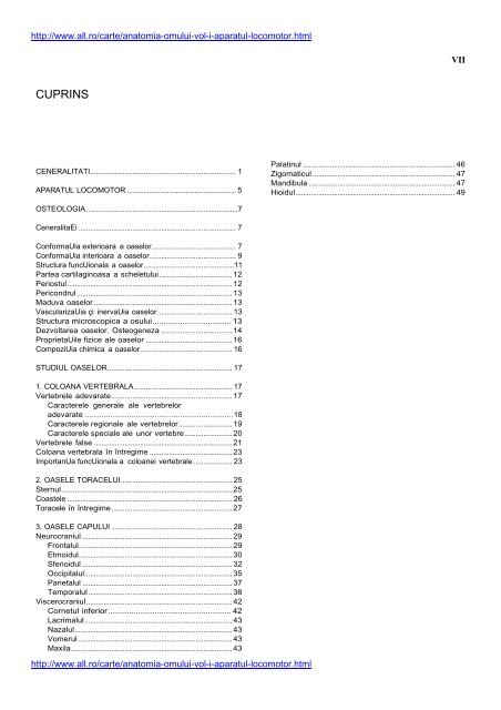 Victor Papilian ANATOMIA OMULUI VOL 1 APARATUL LOCOMOTOR