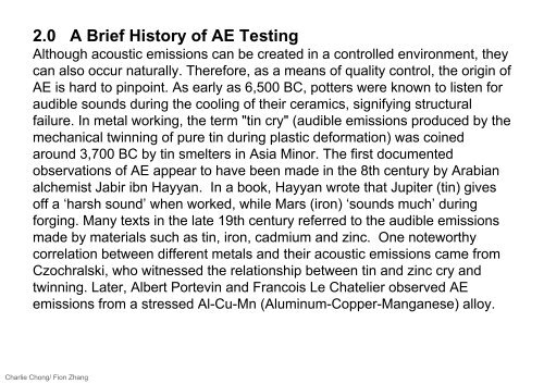 Understanding Acoustic Emission Testing- Reading 1 Part B-A