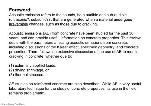 Understanding Acoustic Emission Testing- Reading 1 Part B-A