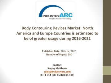 Body Contouring devices
