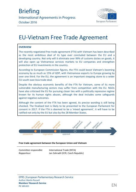 EU-Vietnam Free Trade Agreement