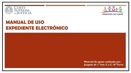 MANUAL DE USO EXPEDIENTE ELECTRÓNICO