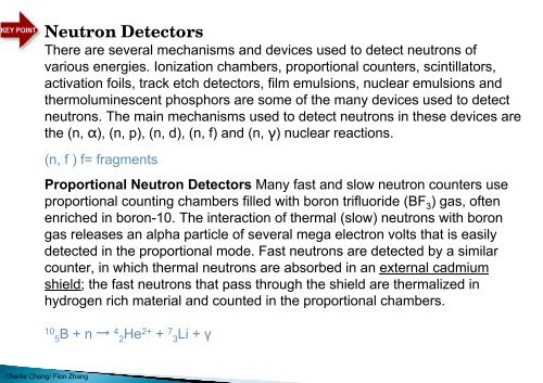 Understanding Neutron Radiography Post Exam Reading VIII-Part 2a of 2A