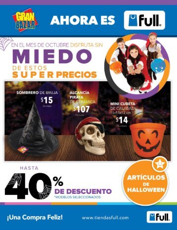 CATALOGO HALLOWEEN 2016