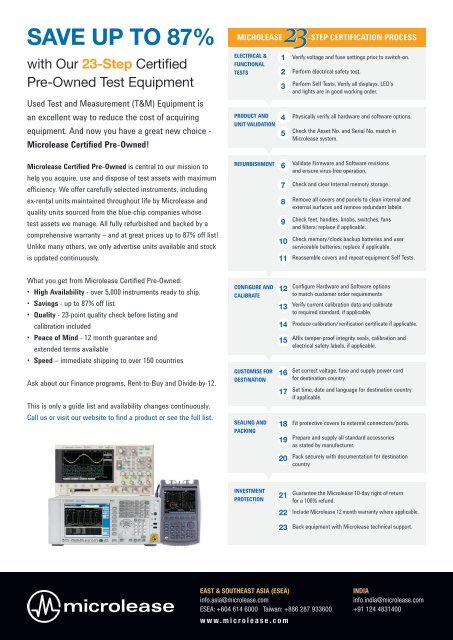 Microlease Asia CPO eBook for Semiconductor - Oct 2016