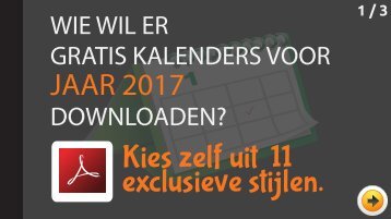 Wie wil er gratis kalenders (jaar 2017) downloaden en printen?