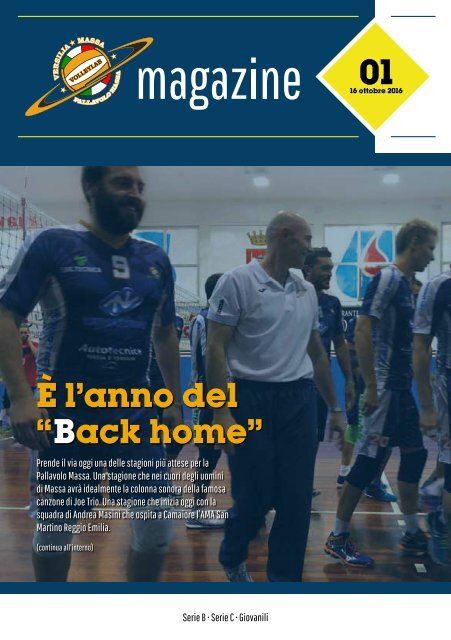 Pallavolo Magazine n.01 Ottobre 2016