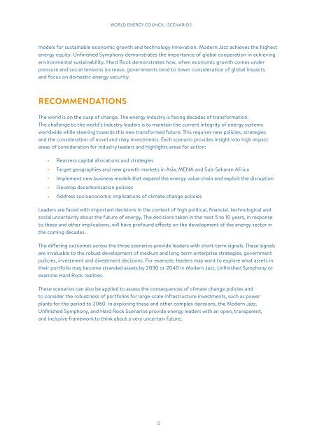 World Energy Scenarios