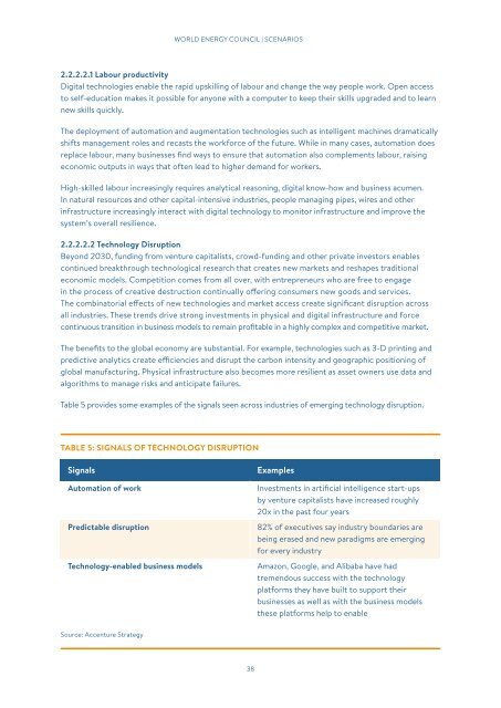 World Energy Scenarios