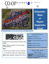 Elementary Raindrop Newsletter August 28, 2016