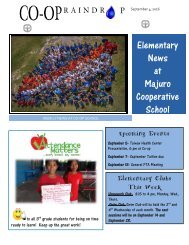 Elementary Raindrop Newsletter September 4, 2016