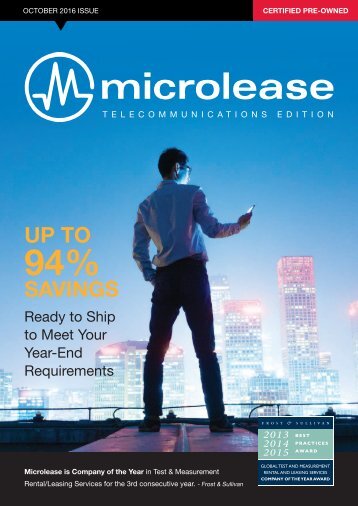 Microlease Asia CPO eBook for Telecommunication - Oct 2016