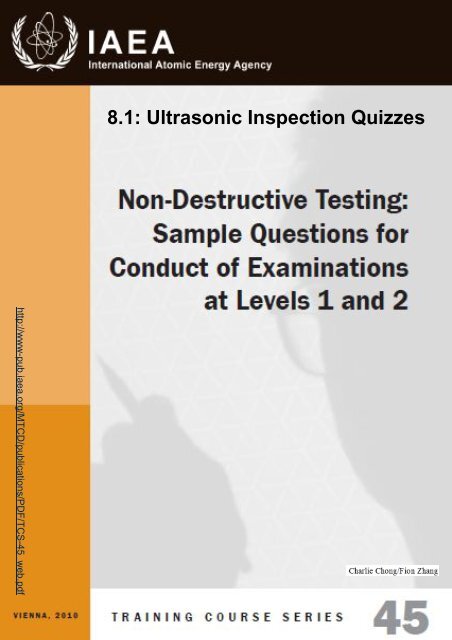 UT Testing-Section 8 Ultrasonic Inspection Quizzes