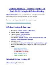 Lifetime.Hosting 2 Review - Lifetime.Hosting 2 DEMO & BONUS