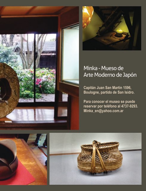 e-AN N° 33 nota N° 3 Minka Casa del Japón en Buenos Aires