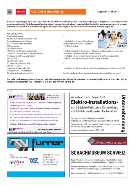 Erfolg_Ausgabe Nr. 6 - Juni 2015