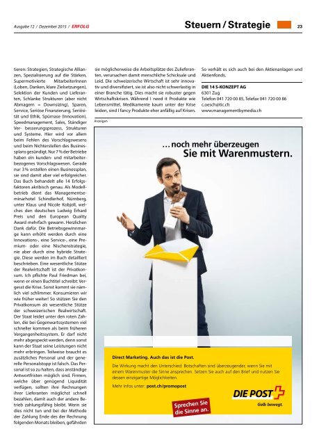 Erfolg_Ausgabe Nr. 12 - Dezember 2015