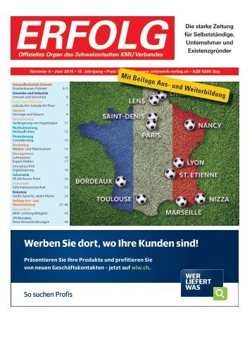 Erfolg_Ausgabe Nr. 6 - Juni 2016