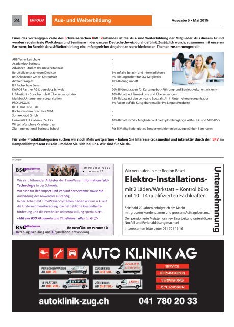 Erfolg_Ausgabe Nr. 5 - Mai 2015