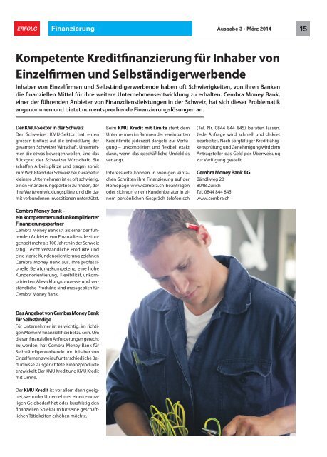 Erfolg_Ausgabe Nr. 3 - März 2014