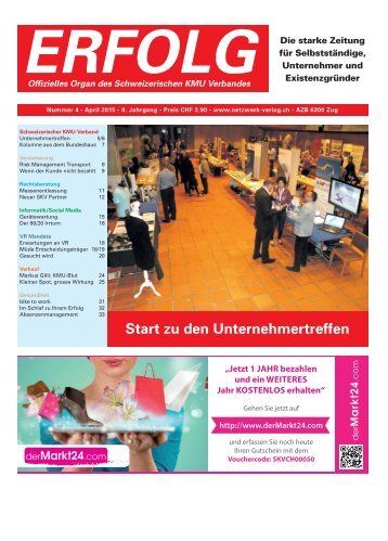 Erfolg_Ausgabe Nr. 4 - April 2015