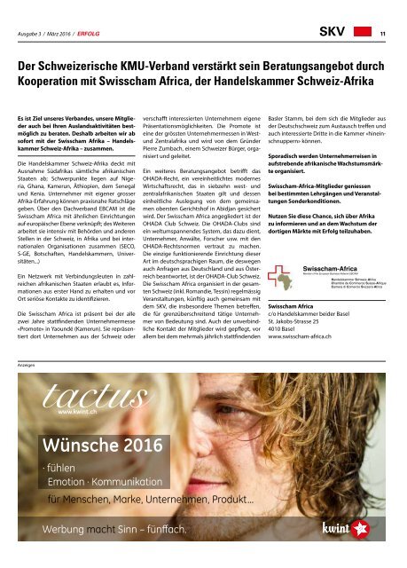 Erfolg_Ausgabe Nr. 3 - März 2016