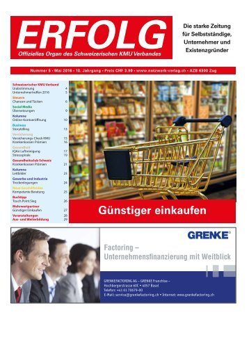 Erfolg_Ausgabe Nr. 5 - Mai 2016