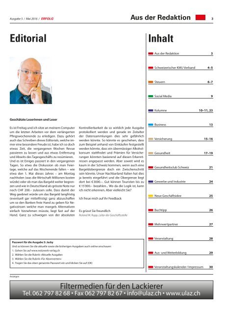 Erfolg_Ausgabe Nr. 5 - Mai 2016