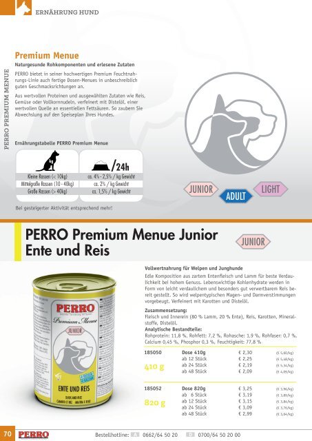 PERRO Katalog Neuauflage 2016/2017