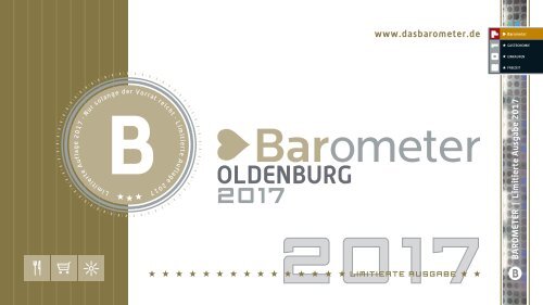 BAROMETER OLDENBURG | Limitierte Ausgabe 2017