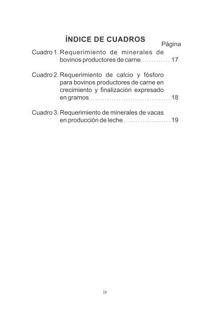 NUTRICIÓN MINERAL EN EL GANADO BOVINO