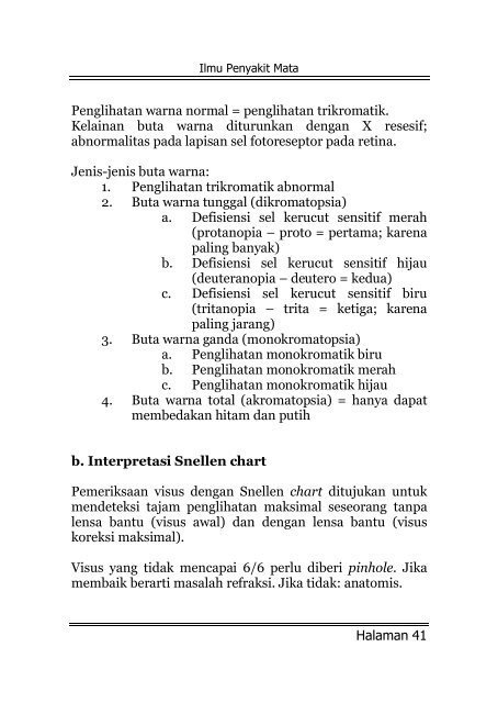 Pemeriksaan Visus Mata Dengan Snellen Chart Pdf