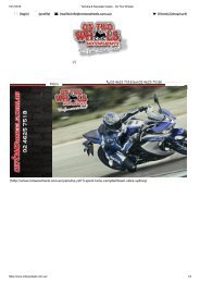 Yamaha & Kawasaki Dealer - On Two Wheels