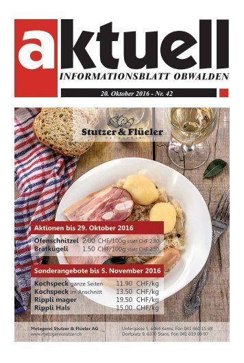 Aktuell Obwalden 42-2016