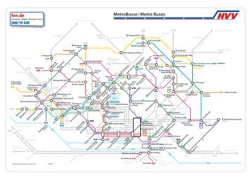 MetroBus-Linienplan