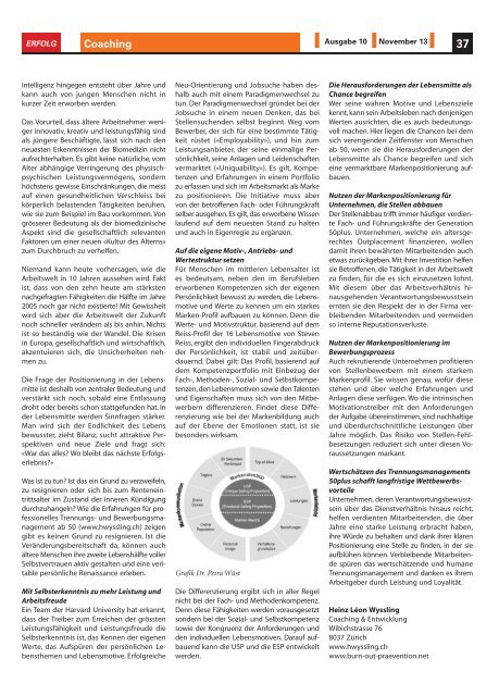 Erfolg_Ausgabe Nr. 10 - November 2013