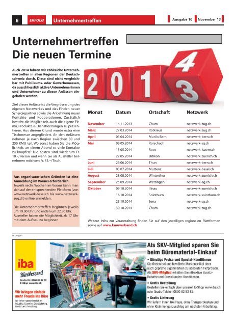 Erfolg_Ausgabe Nr. 10 - November 2013