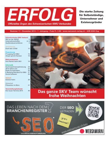 Erfolg_Ausgabe Nr. 11 - Dezember 2013