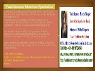 Vashikaran Mantra For Love