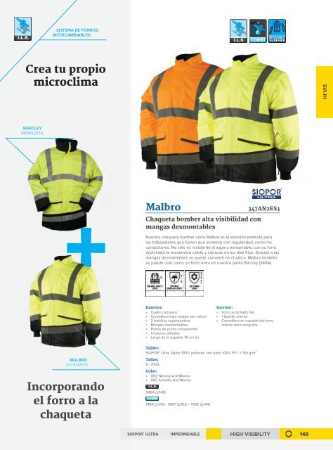 Sioen Ropa de protección profesional - Spanish