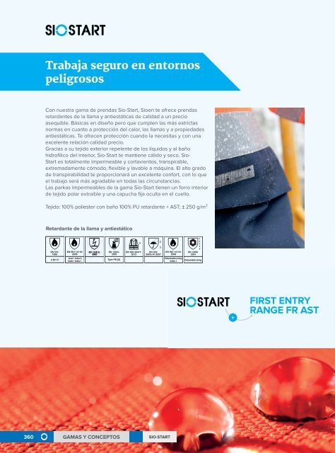 Sioen Ropa de protección profesional - Spanish