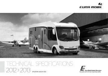 Technical data 2012/2013 - Eura Mobil