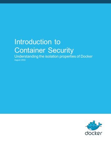 Introduction to Container Security