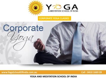 CORPORATE YOGA CLASSES